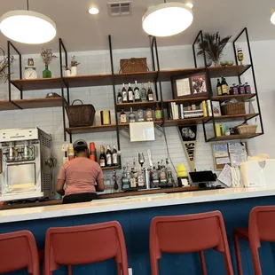 sushi and sashimi, interior