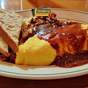 Meatloaf Omelet