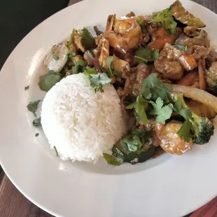 Combo steamed rice