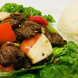 Shaken Beef Plate
