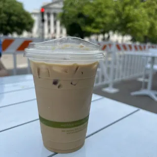 My favorite Iced Vanilla Bean Latte