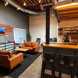 Back Lounge, Kitchen Area