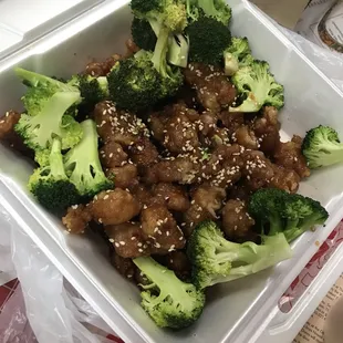 Excellent sesame chicken
