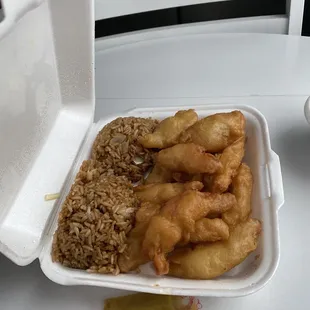 Sweet and Sour Chicken Combination