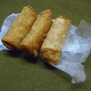 Egg rolls.