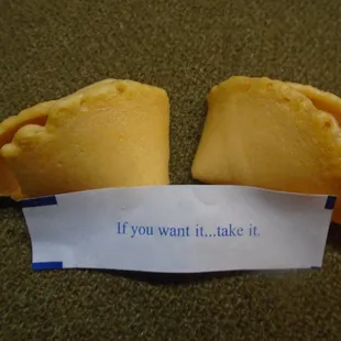 My fortune - I don&apos;t want to take this food again!