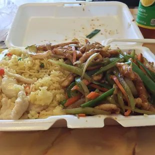 Hot and spicy chicken. Good little kick