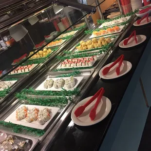 a variety of food items