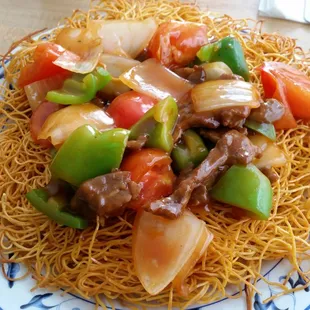 Tomato Beef Gee Mein!