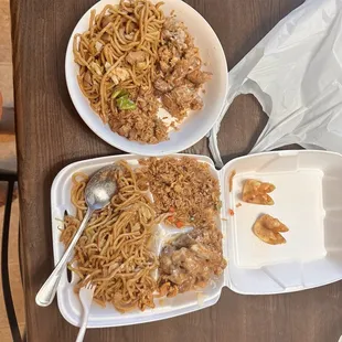 Special combination plate #1, substitute the sweet and sour pork for honey walnut chicken