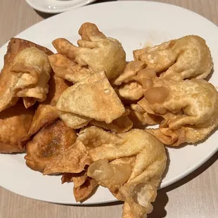 Crab Fried Wontons and Egg Rolls