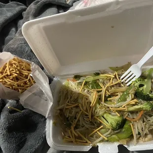 Chow mein = what I got.