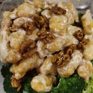 broccoli and cauliflower in a plastic container
