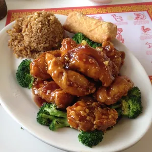 General Tao's chicken combonation