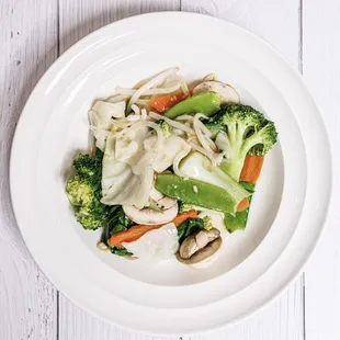 a plate of food on a table