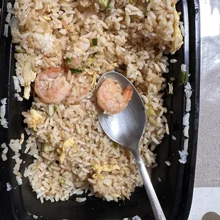 $16.99 For This Joke Of Tiny Shirmp Rice . Definitely From Temu
