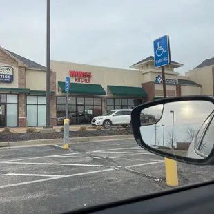 Drive up to pick up your order.