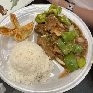 Lunch 40. Pepper Steak