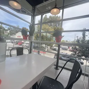 outside