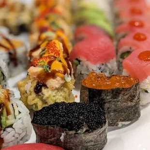 sushi, food, sashimi, sushi and sashimi