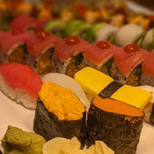 food, sushi, sashimi, sushi and sashimi