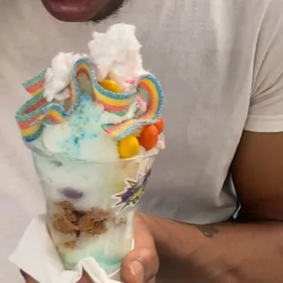 "Flying High" Rainbow Sour Bingsu ( custom designed )