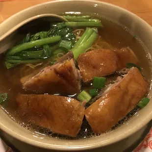 Roast Duck Wonton Soup