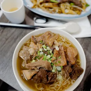 Brisket noodle soup