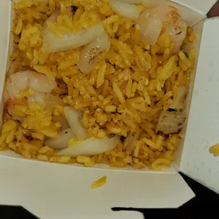 Shrimp fried rice