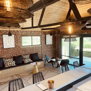 Interior tasting room