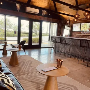 Interior tasting room