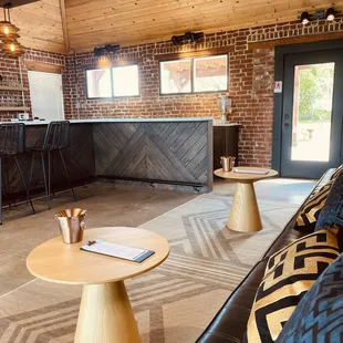 Interior tasting room
