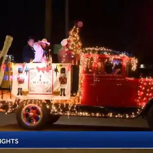 Shining bright at the Lodi Parade of Lights! Celebrate unforgettable wines &amp; moments with WOO GIRL! Cellars. #LodiWinery #WineTastingRooms