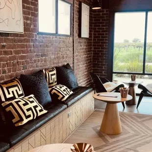 Interior tasting room lounge