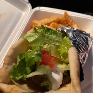 Chicken Sandwich and Fries