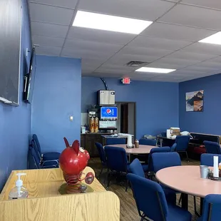 Dining room and drink station