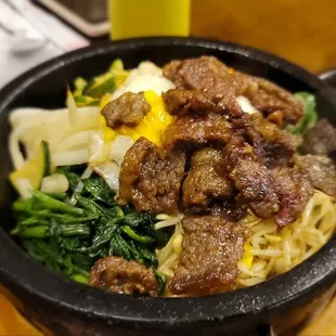 Galbi Dolsot Bibimbap