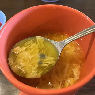 Mold in egg drop soup