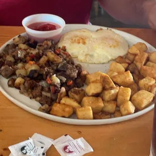 Short Rib Hash & Eggs