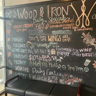 Daily specials