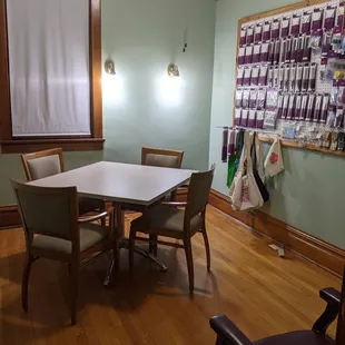 Come sit and knit in our cozy private room!