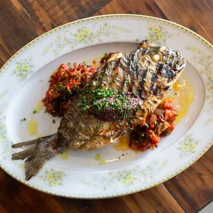 fish, food, grilled seafood, seafood, grilled fish