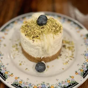 Pistachio Cheesecake. Delicious!