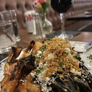 Squid ink pasta. OMG. Delicious