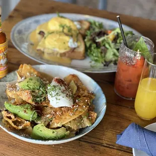 Chilaquiles Eggs Benedict