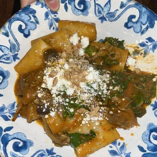 Spicy Mushroom Paccheri