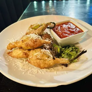 Crispy Squash Blossoms