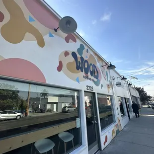outside