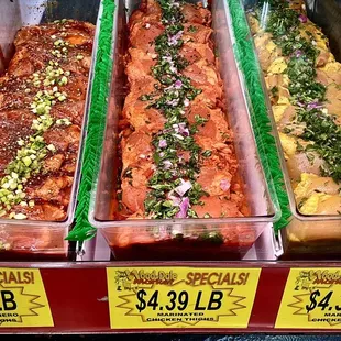 Marinated chicken