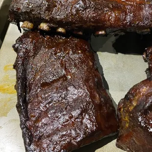 Baby back ribs I cooked from wood dale - amazing quality!